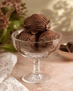 Gelato al cioccolato fondente