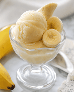Sorbetto alla banana prfessionale Sorbetto alla banana