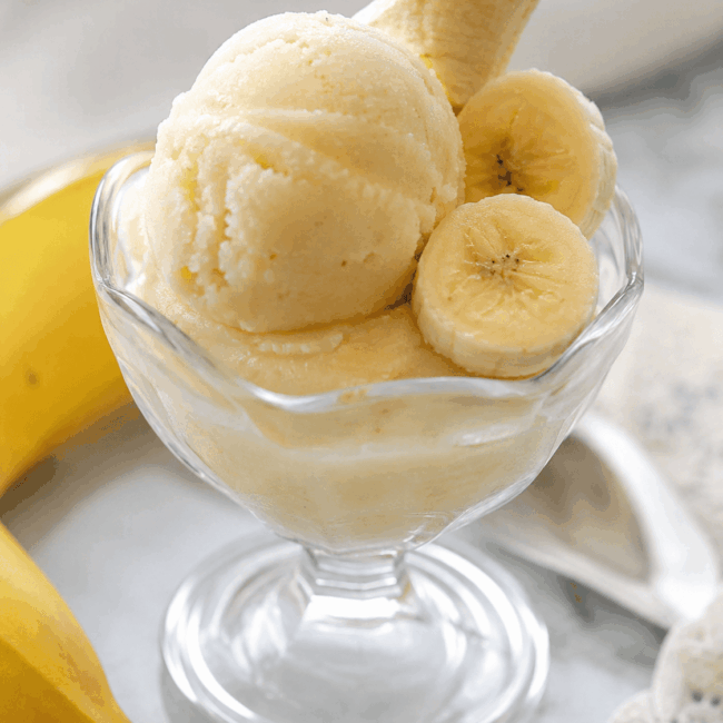 Sorbetto alla banana